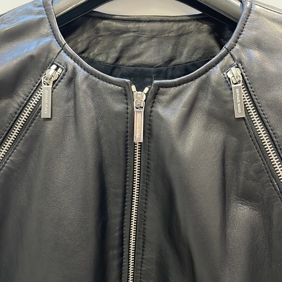 Michael Kors Leather Jacket!! - Picture 2 of 7